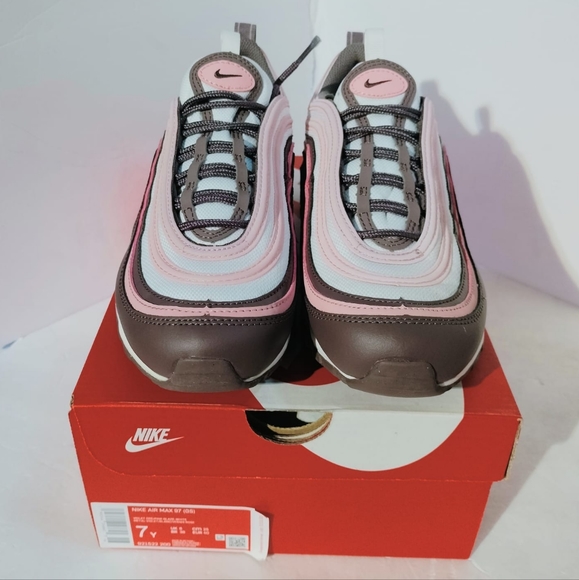 Nike Air Max 97 (GS) Size 7Y Youth or Men (Women'8.5) 25 cm. Violet ore , pink g - Picture 3 of 12
